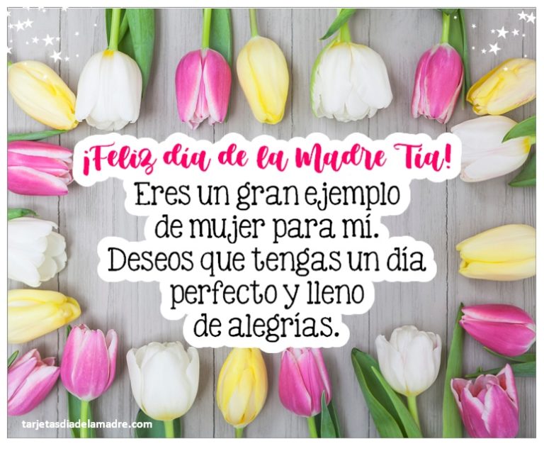 Dia De Las Madres Para Una Tia