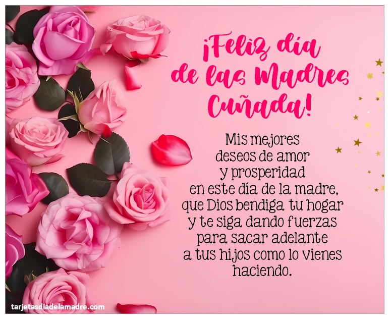 Frases Día De La Madre Cuñada Tarjetas Día De La Madre