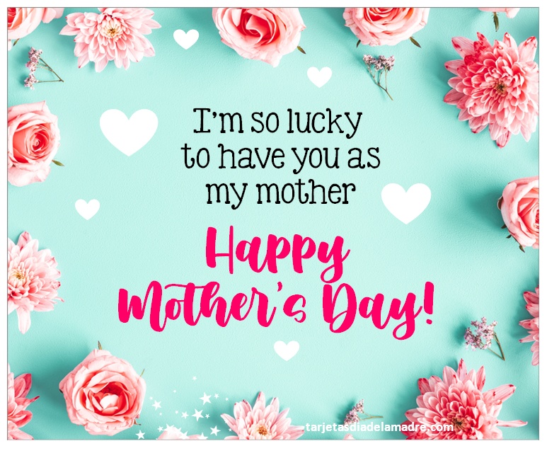 Frases día de la Madre en inglés tarjetas día de la madre