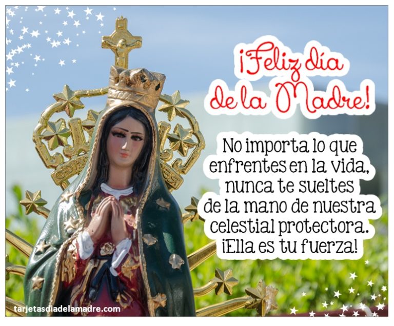 Frases para el día de la madre Virgen María tarjetas día de la madre
