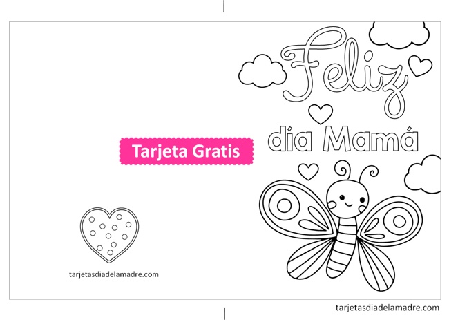 Tarjeta del día de la madre para colorear tarjetas día de la madre tarjeta-del-d-a-de-la-madre-para-colorear-tarjetas-d-a-de-la-madre